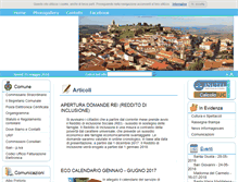 Tablet Screenshot of comune.chiaramonti.ss.it